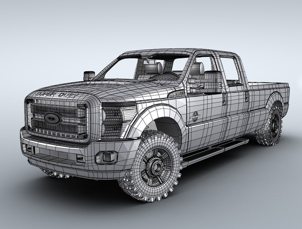 f250 super duty 3d 3ds - Ford F250 Super Duty (2013)... by Swan3DStudios
